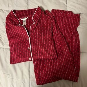 Red pajama set